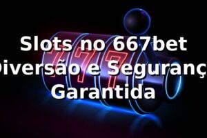 Slots no 667bet ⭐ Diversão e Segurança Garantida